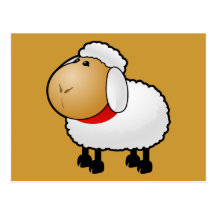54-Free-Cartoon-Sheep-Clipart-Illustration Postcards