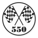 550 Chequered Flags stickers