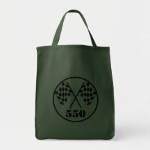 550 Chequered Flags Tote Bag