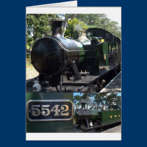 5542 Steam Locomotive cards