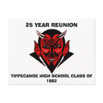 555, TIPPECANOE HIGH SCHOOL CLASS OF 1982, 25 Y... POST CARDS