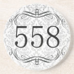 558 Area Code Drink Coasters