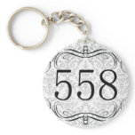 558 Area Code Keychains