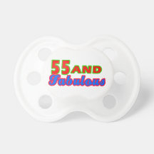 55 and Fabulous Birthday Designs Baby Pacifiers