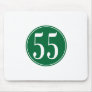 #55 Green Circle Mousepads