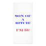 55 Son of a bitch Rack Card