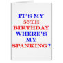 55 Where's my spanking?