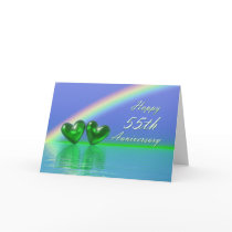 55th Anniversary Emerald Hearts