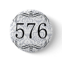 576 Area Code Pinback Buttons