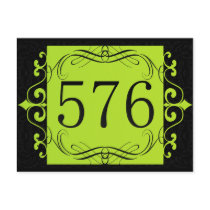 576 Area Code Postcard
