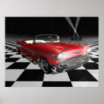'57 Chevy on Chequerboard
