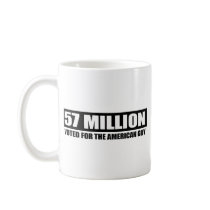 57 Million voted for the American guy Coffee Mugs