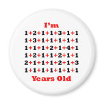 57 Years old Blk Red Magnets
