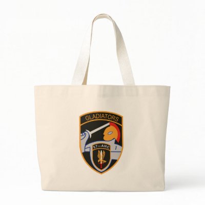 57th Assault Helicopter Co. gladiators one Canvas Bags by peter_pan03
