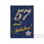 57th birthday for someone Fabulous Cards