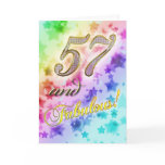 57th birthday for someone Fabulous Card