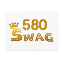 580 Oklahoma Swag Postcard