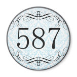 587 Area Code Magnets