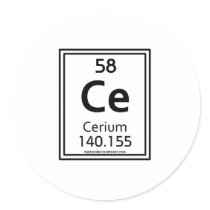 58 Cerium stickers
