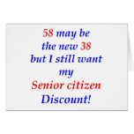58 Senior Citizen Greeting Card