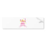58 Year Old Birthday Cake Bumper Sticker
