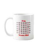 58 Years old Blk Red Mugs