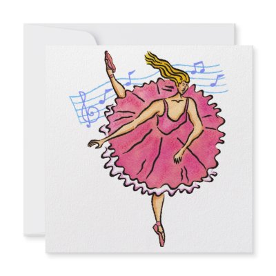 5.25x5.25 Dance Recital customisable Invitation by tutusweet