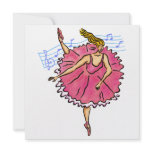 5.25x5.25 Dance Recital customizable Invitation