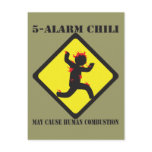 5 Alarm Chilli Postcards