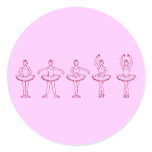 5 Ballet Positions Sticker