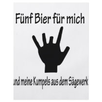 5 bier für mich und meine kumpels icon full color flyer