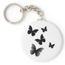 5 Black Butterflies