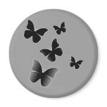 5 Black Butterflies
