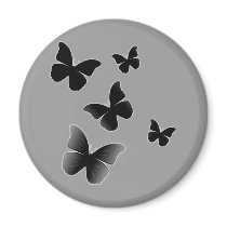 5 Black Butterflies