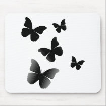 5 Black Butterflies