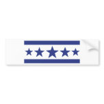 5 blue stars bumper stickers