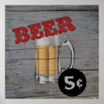 5 cent Beer Poster