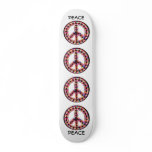 5-color peace skateboard