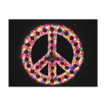 5-colour peace postcard