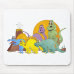 5 Dinosaur Friends Mousepads