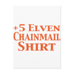 +5 Elven Chainmail Shirt Gifts Post Card