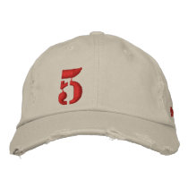 5 EMBROIDERED BASEBALL CAP