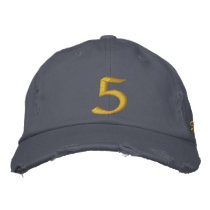 5 EMBROIDERED HATS