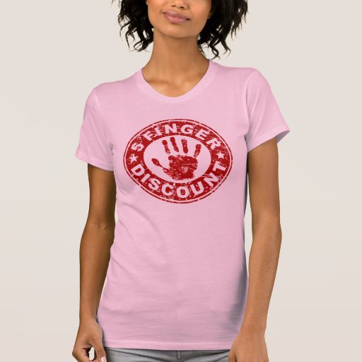 5 Finger Discount Logo - Strawberry Shirt