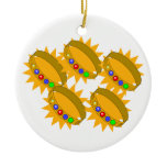 5 Gold Riings Christmas Ornament