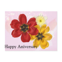 5 Happy Aniversary Postcards