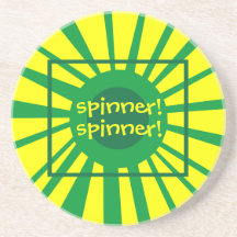 5, i, spinner, spinner drink coasters