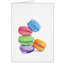 5 Macarons Card