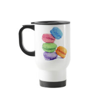 5 Macarons Travel Mug