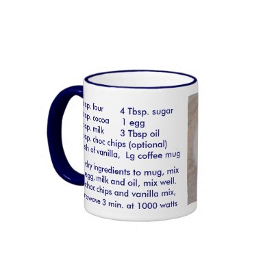 5 Min.Chocolate Coffee Mug Cake Recipe by chysshirts